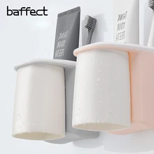 Креативная намагниченная полоскание для рта пластиковая чашка для зубных щеток зубная щетка Зубная паста держатель для мытья зубов Кружка аксессуары для ванной комнаты