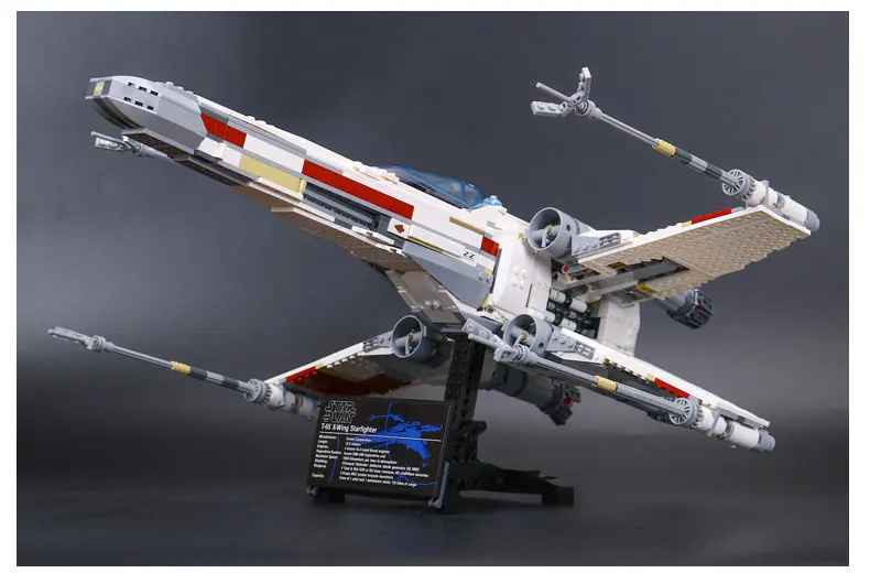 05039 Модель star войны UCS Rebel красный пять X wing Звездный истребитель совместим с 10240 Строительные кирпичи рождественские Наборы игрушки для детей, подарок