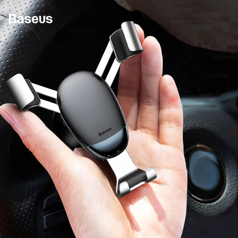 

Baseus Mini Gravity Car Phone Holder For iPhone Xs Max Samsung S9 S8 Mount Car Holder For Phone In Car Mobile Phone Holder Stand