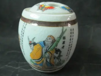 

The character of Chinese myths, the eight immortals legend, ceramic pot