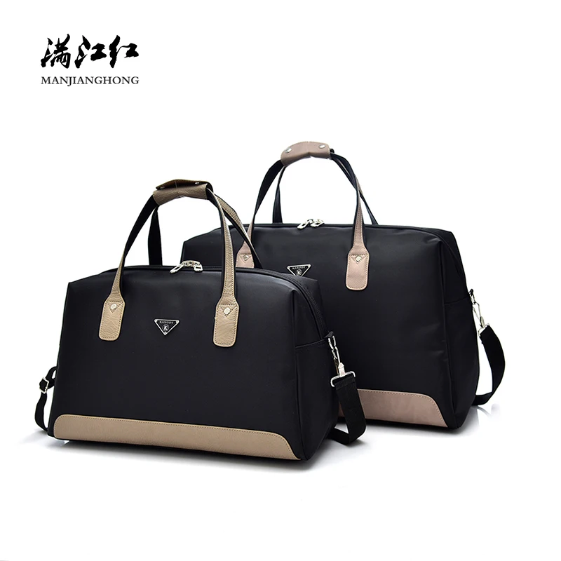 patchwork duffle bag