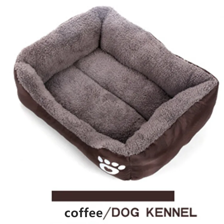 coffee 10 цветов в виде лап, диван для домашних животных, S/M/L/XL/XXL/XXXL, собачьи кровати, водонепроницаемая Мягкая флисовая теплая кровать для кошек, коврики для домашних питомцев, Прямая поставка - Цвет: coffee