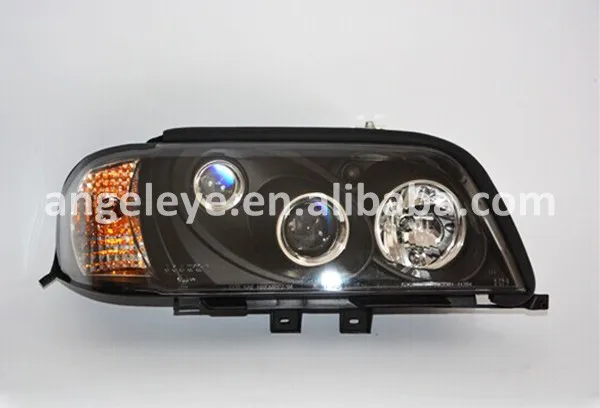 1996 2000 год для Benz W202 C200 C300 C180 автомобильные передние фары налобный фонарь черный