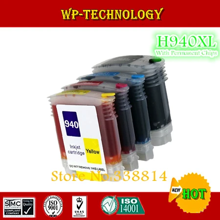 [Полный] картридж для HP 940 XL hp-940 xl подходит 8000 8500 с полными чернилами постоянный