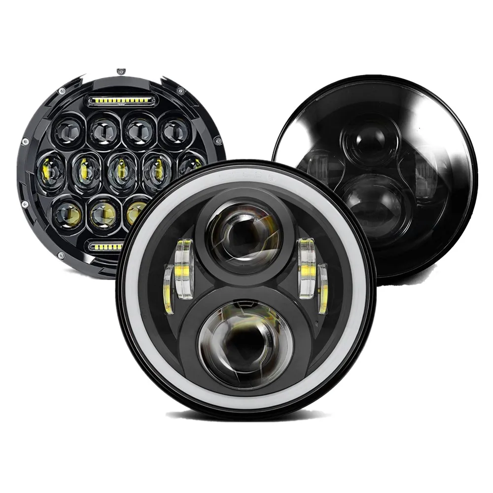 Светодиодные фары 7 дюймов. Фары halo 7 дюймов jeep. Led оптика на ниву. Светодиодные фары 7 дюймов. Мото фара led 5 дюйм.
