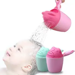 Детский милый мультяшный медведь для купания CupNewborn Kid Shower Shampoo Cup детская стиральная чашка для волос детский инструмент для ванны