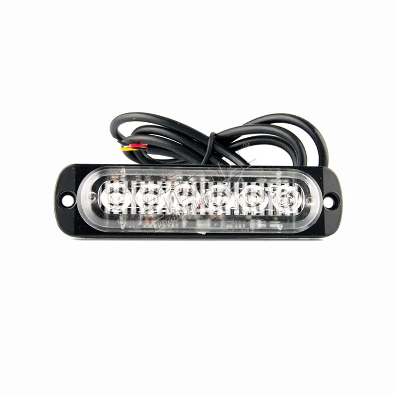

free shipping 12W led strobe light warning signal amber lamp flashing 16 patterns safety light for truck vehicles equipments