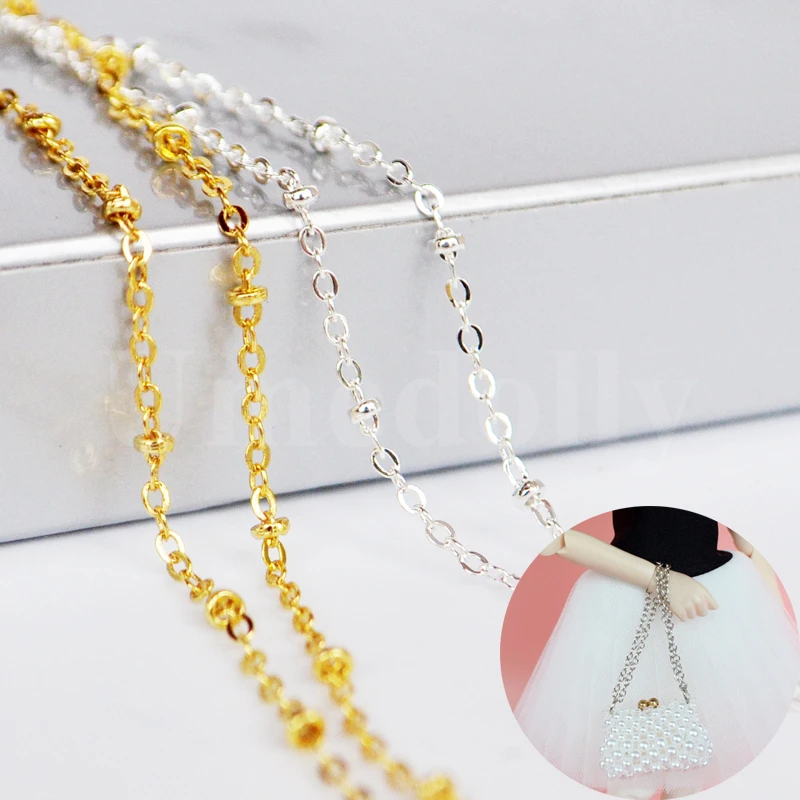 

1 Meter Metal Chain for Doll Bag Dress Clothes DIY Accessories Handmade Sewing Accessories