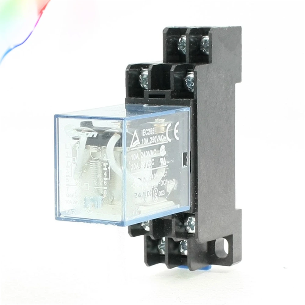MY2J HH52P DC12 24 110 220 В катушка общего назначения силовое реле 8Pin 10A 240VAC/28VDC w разъем|Реле|