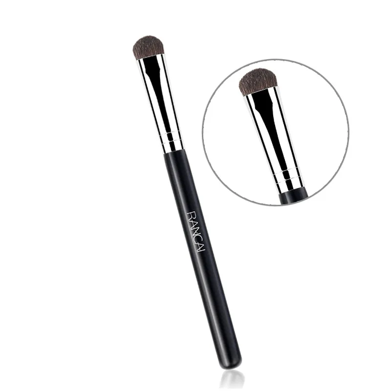 RANCAI 10pcs Smudge Brush Small Eyeshadow Brushes Shoter Shader Eyes