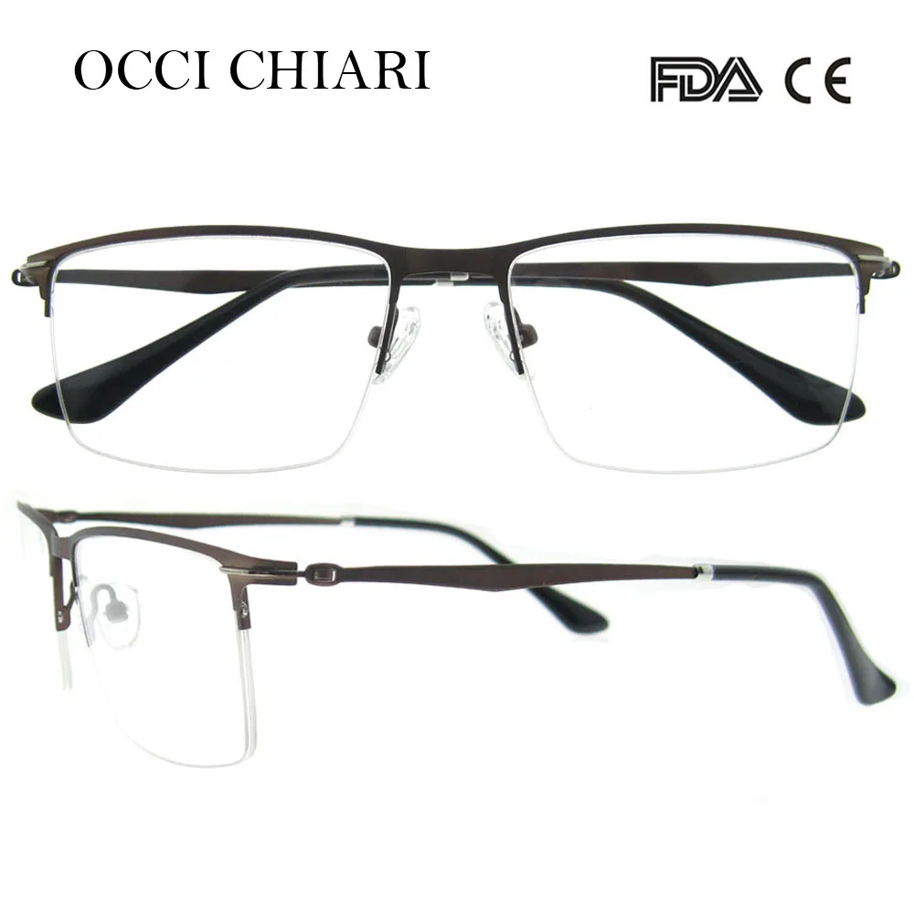 OCCI CHIARI 2018 Новое поступление металлические Компьютерные очки из нержавеющей