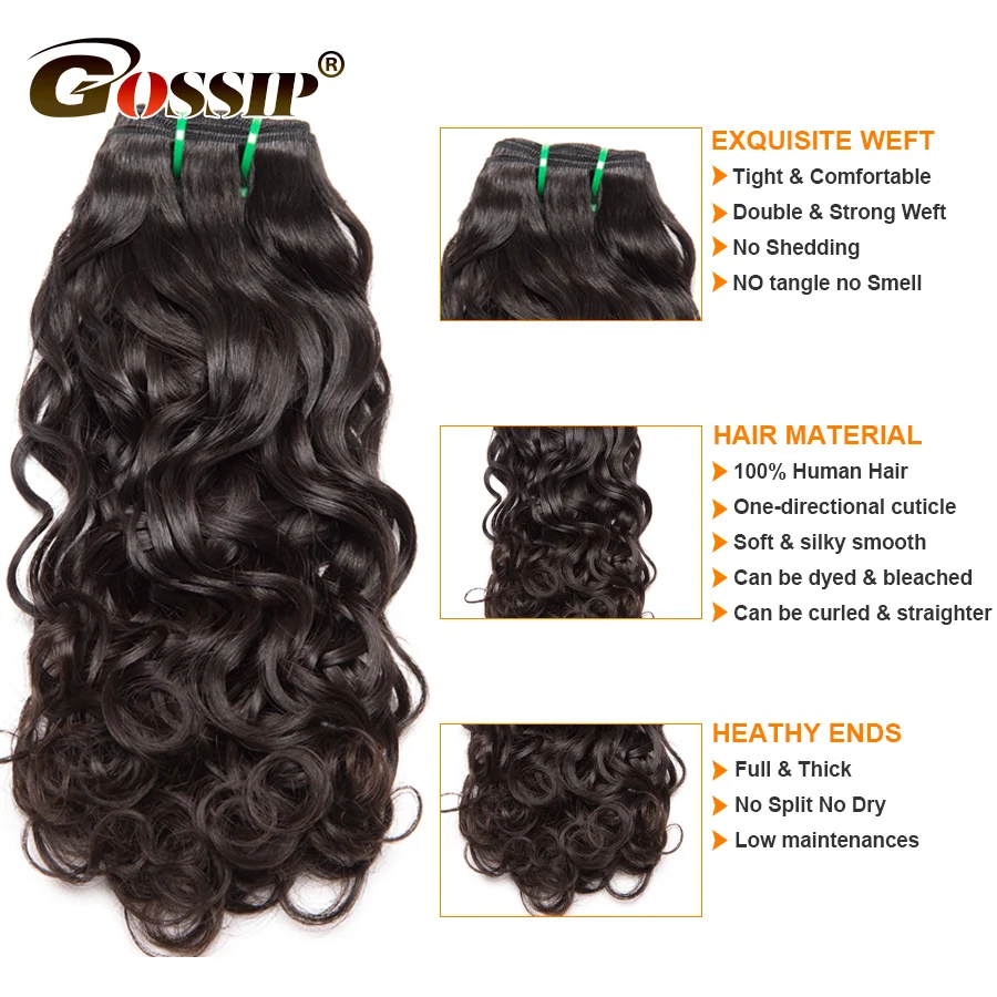 Water Wave Bundles Human Hair Extensions 100% Real Human Hair Bundles Brazilian Hair Weave Bundles Human Hair 3 Bundles Non Remy Water Wave Bundles Human Hair Extensions 100% Real Human Hair Bundles Brazilian Hair Weave Bundles Human Hair 3 Bundles Non Remy