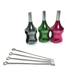 Высокое качество 25 мм рукоятка из алюминиевого сплава трубка ястреб иглы картридж Татуировка ручка татуировка трубка для картриджей иглы