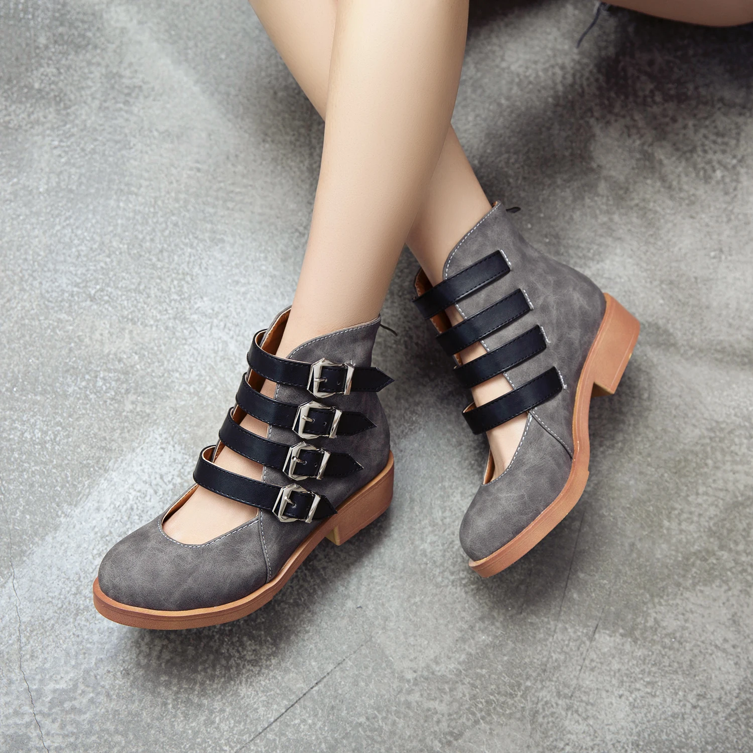

Womens Flat Boots Gladiator Sandals Footwear Shoes Sandalias Mujer Jesus Sandals Zapatos De Mujer Size 34 - 43