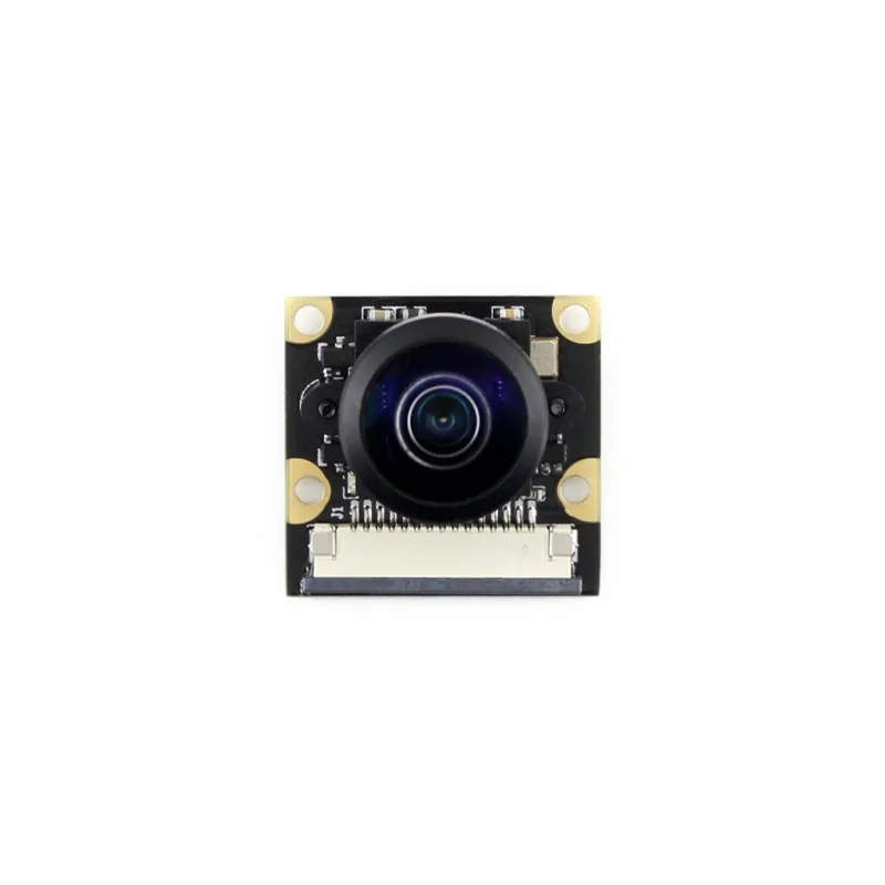 

module Waveshare New Raspberry Pi Camera module J# Fisheye Lens Wider Field of View 5 MP OV5647 Sensor Supports all Revisions of