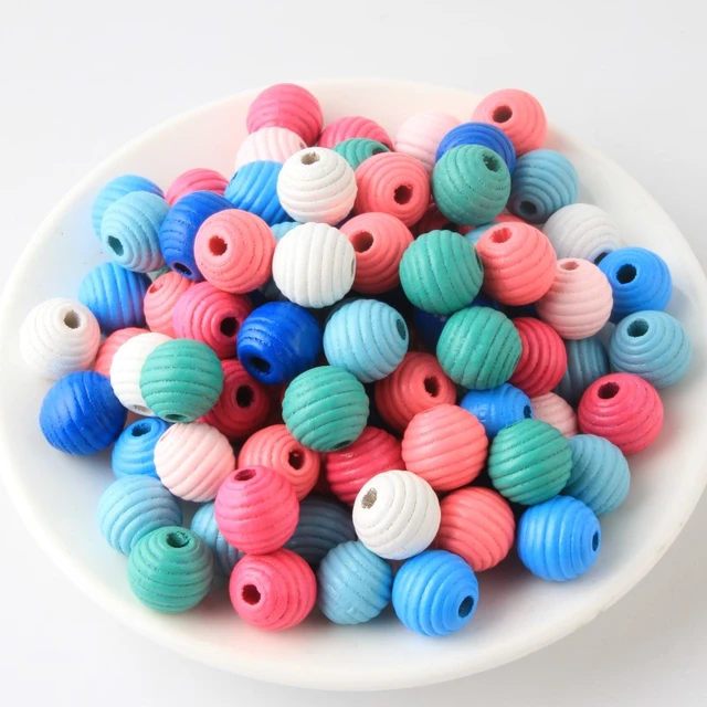 Multi Dyed Shell Round Lentil 20mm Beads