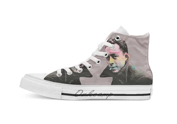 

Étranger Novelty Design breathable casual High Top lace-up Canvas shoes sneakers