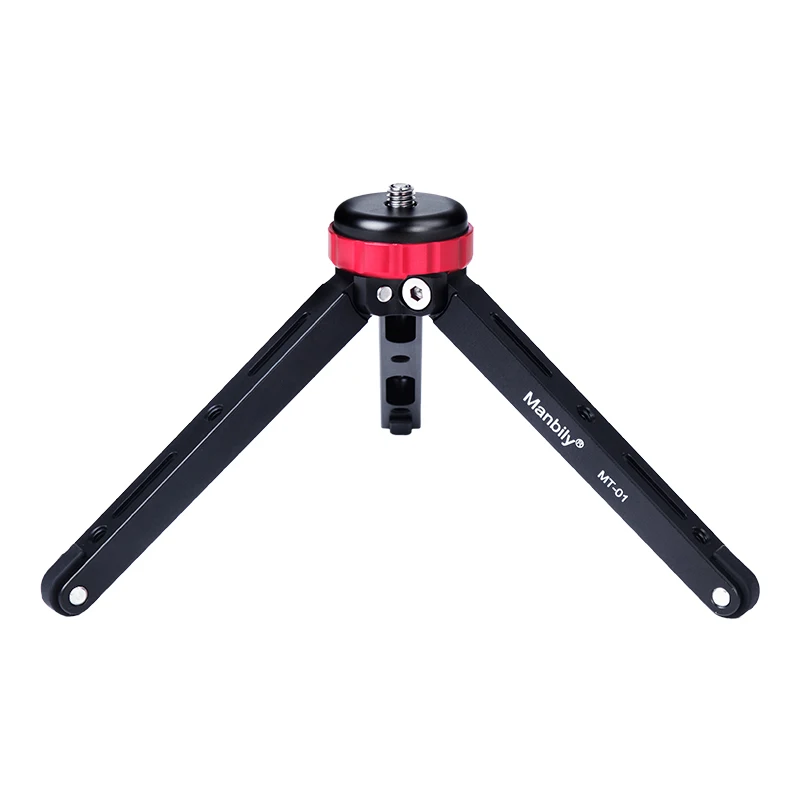 Flexible Tripod Mount,Metal Panoramic Watching Photography Head Mount Stand with 1//4 Screw Quick Release Plate and 1//8 Screw Hole for Most Tripods