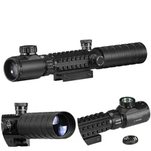 

A 3-9x32 EG Hunting Scope Red /Green Dot Illuminated Sight Tactical Sniper Scopes W 11mm/22mm For Air Gun