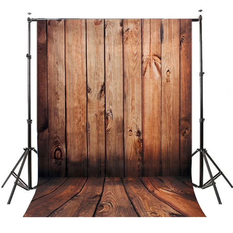 5x7FT Vinyl Vintage Wooden Floor Wedding Studio Prop Photography