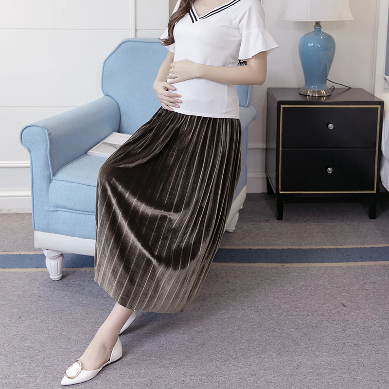 high waisted skirts while pregnant