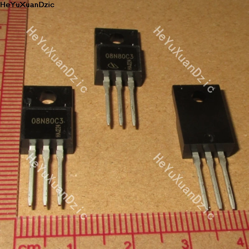 

5Pcs/Lot SPA08N80C3 08N80C3 TO-220F MOSFET N-CH 800V 8A TO220FP New Original Product