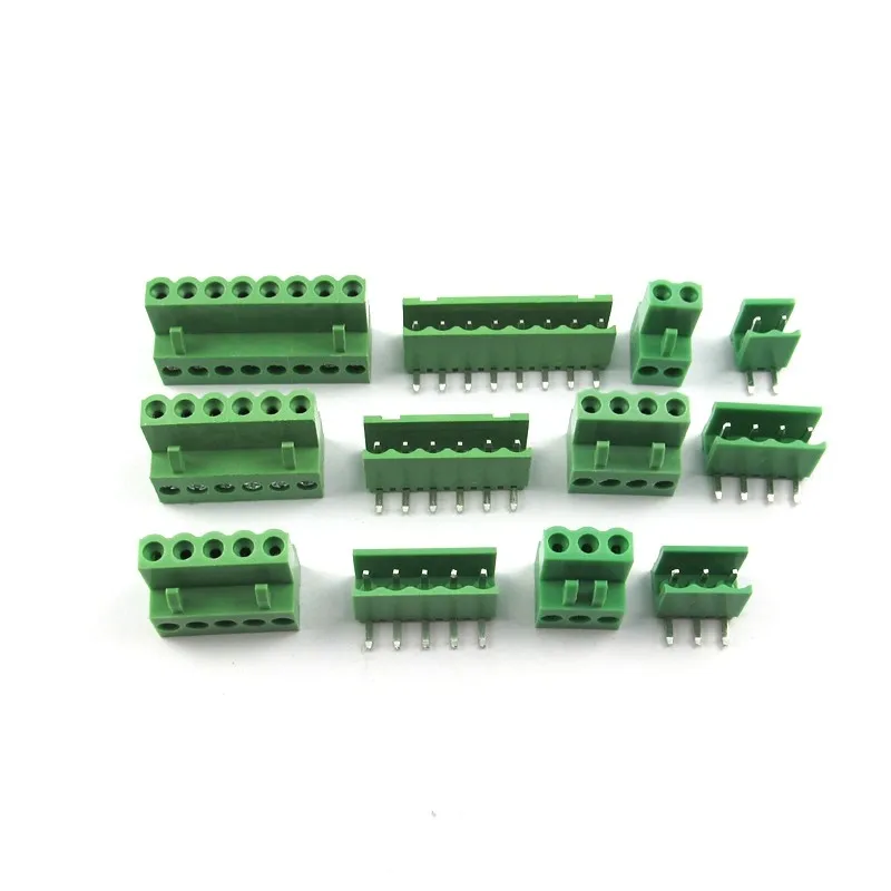 

10pairs HT396 Plug in Terminal Block, Female+Male as a Pair, CE ROHS UL Rohs 2P-12P 3.96mm(0.156") Pitch 300V10A