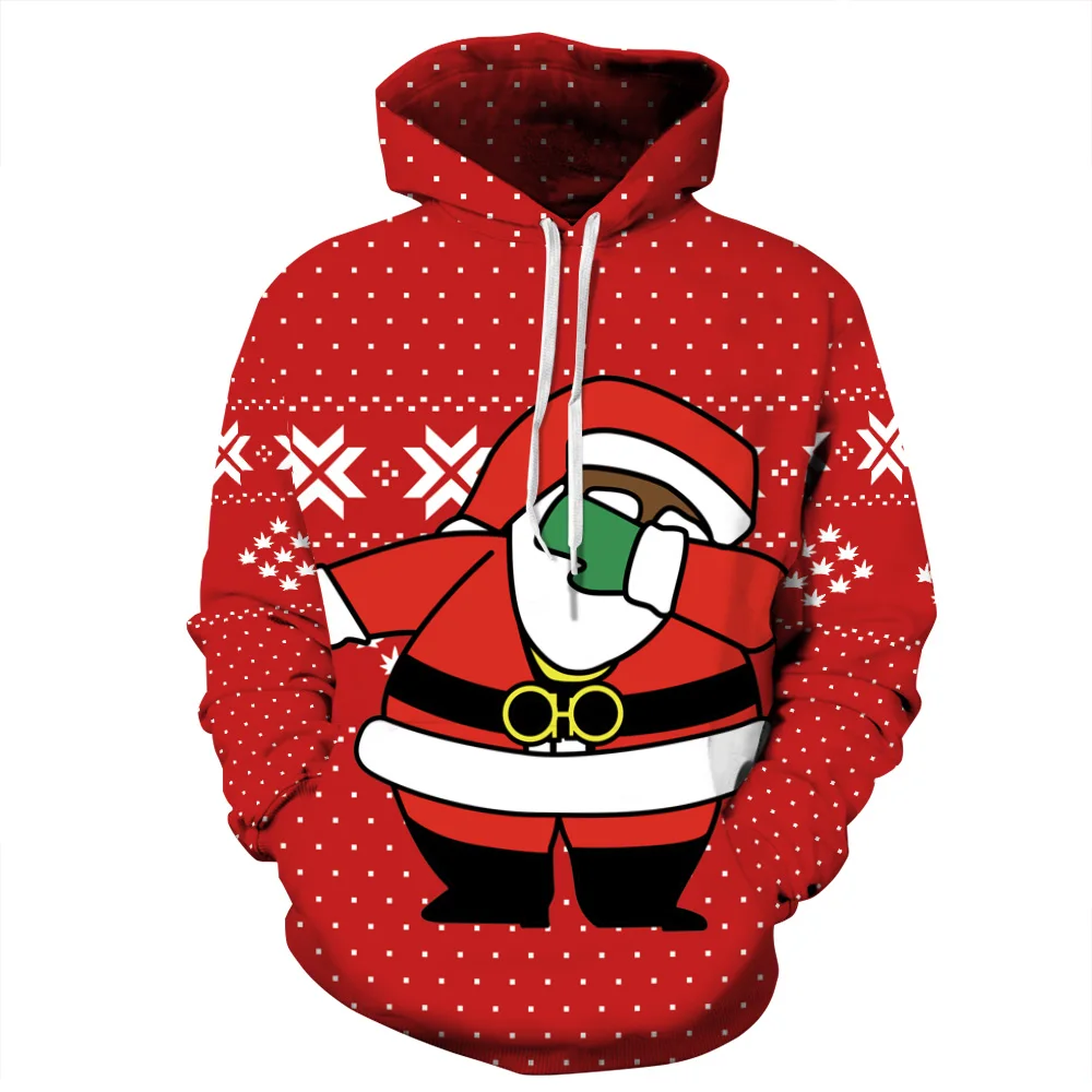 PLstar Космос 2018 Новая мода Рождественский подарок толстовки для мужчин женщин Толстовка 3d принт Рождество Санта Клаус тонкий пуловер с ш