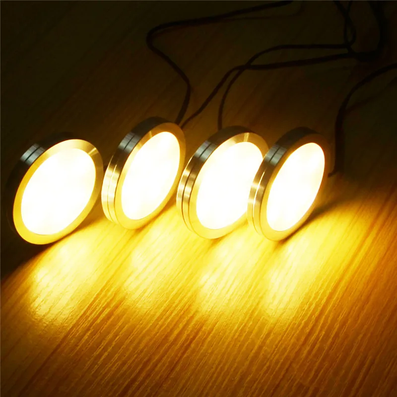  3/4/6/8 PCS Under Cabinet Lighting Remote Control Dimmable LED Light Kitchen Under Counter Showcase - 32964911907