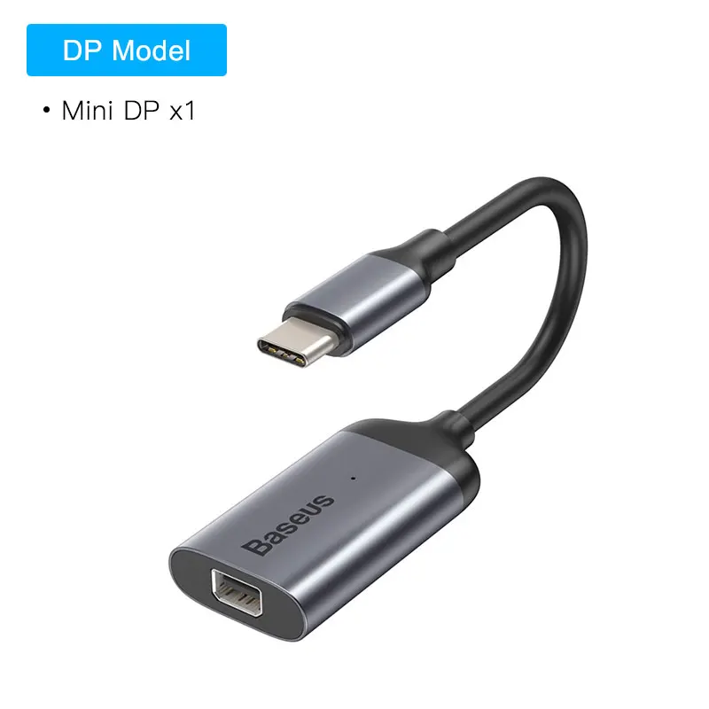 Baseus USB C концентратор до 3,0 HDMI концентратор USB Type C для MacBook Pro мульти usb-хаб для huawei P30 Pro Компьютерные аксессуары USB разветвитель - Цвет: DP Model