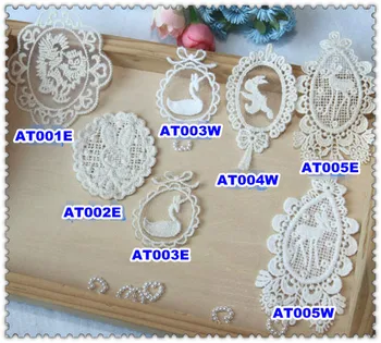 

Wholesale Free Shipping Cloth Paste Fabric Paste, DIY Lace Decoration, Lace Applique 100pcs/lot Mix design acceptable