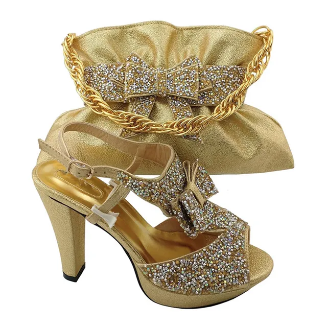 Buy Sweet Lilac color shoes with smart handbag Wedding