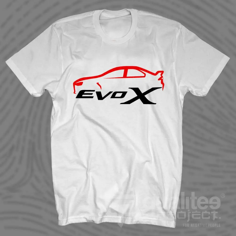 Mitsub Evo X Evolution 10 Lancer Ralliart футболка с коротким рукавом, рубашка для мужская с короткими рукавами Классическая футболка без рукавов