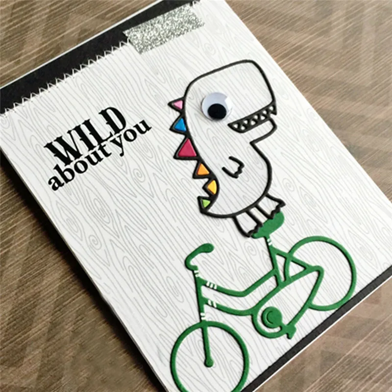 

Eastshape Cartoon Dinosaur Metal Cutting Dies Scrapbooking for Card Making Paper Craf Embossing Template Stencils New 2019