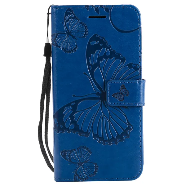 flip wallet phone case for Samsung Galaxy A70 SM-A705F A705FN A705GM A705MN A7050 Cases Luxury casing lanyard 6.7" Covers - Цвет: blue