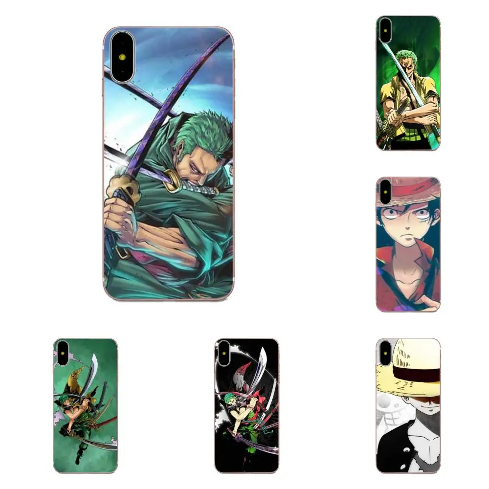 Цельнокроеный Roronoa Zoro для Apple iPhone 4 4S 5 5C 5S SE 6 6S 7 8 Plus X XS Max XR мягкий чехол из ТПУ с