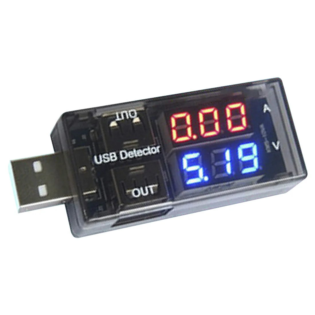Двойной дисплей USB ток напряжение зарядки измерительный вольтметр амперметра зарядное устройство по USB Тестер батарея Напряжение монитор
