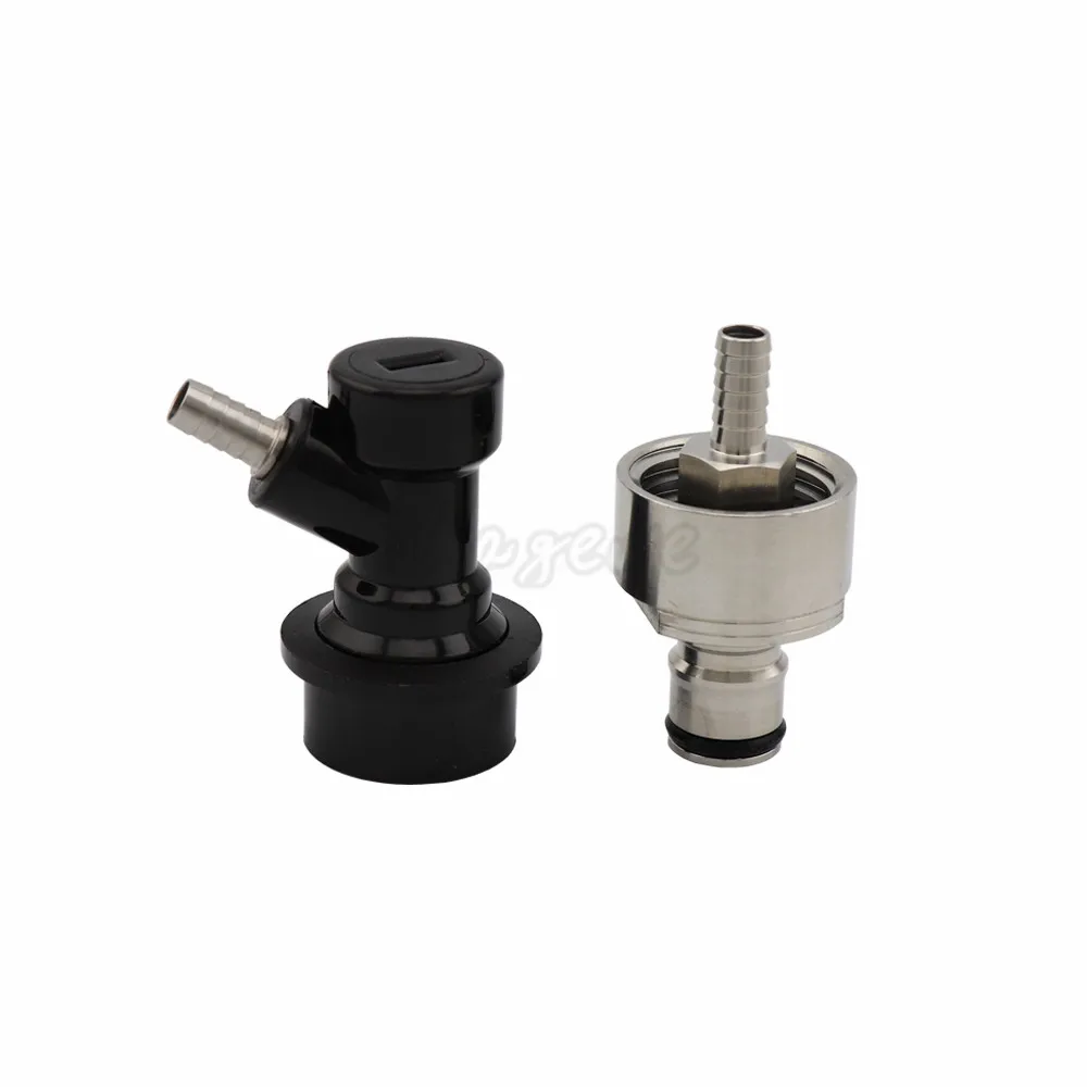 Stainless Steel Carbonation Cap Carbonator & Corny Cornelius keg Liquid Ball Lock Disconnect - 14Barb Homebrew Beer Kegging (3)