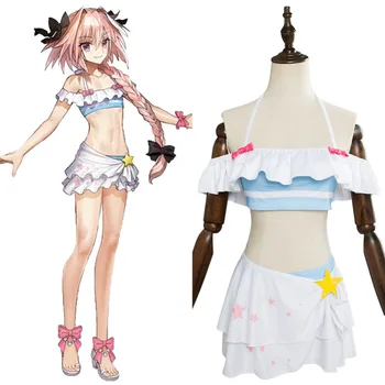

Fate/Extella Link Astolfo Cosplay Costume Astorlfo Sailor Suit Swimsuit Women Girls Halloween Carnival Costumes