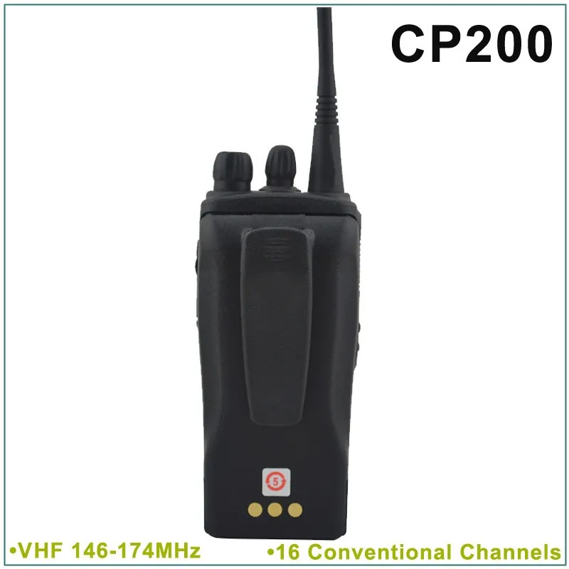 Новый CP200 VHF 146-174 МГц 16 обычных каналов Портативное двухстороннее радио (для моторолаа)