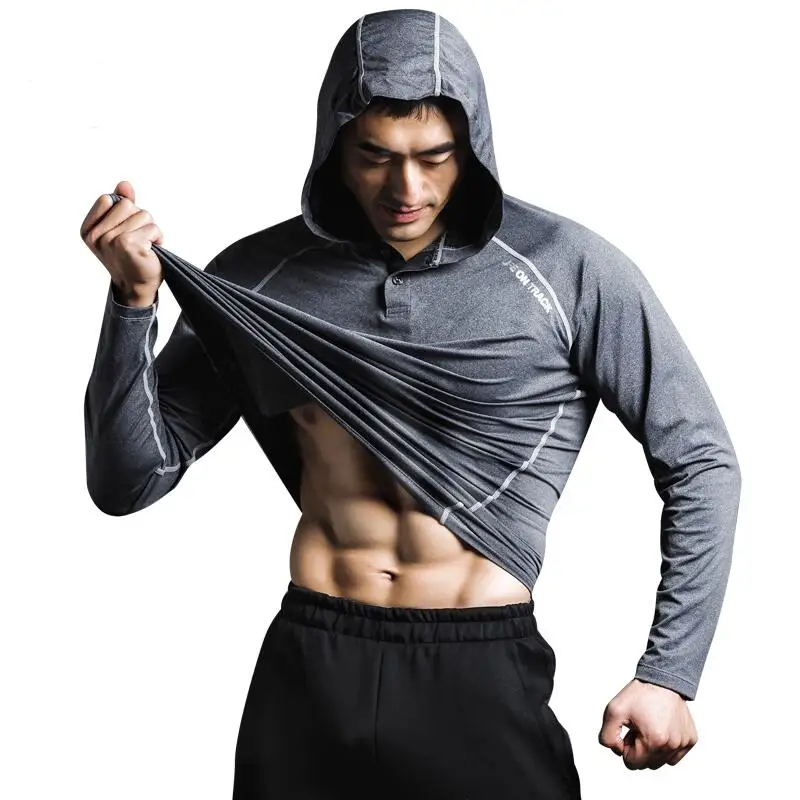 white muscle fit hoodie