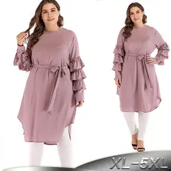 Vestidos 2019 платье Дубая Для женщин мусульманский хиджаб платье сайт Tesettur Elbise кафтан арабское платье Рамадан турецкая исламская Костюмы