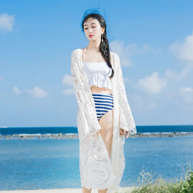 Best Offers NIUMO Women 2018 New summer Long sleeves Long style Lace Loose Sun protection Swim Cover-Ups Beach dress Best Offers NIUMO Women 2018 New summer Long sleeves Long style Lace Loose Sun protection Swim Cover-Ups Beach dress