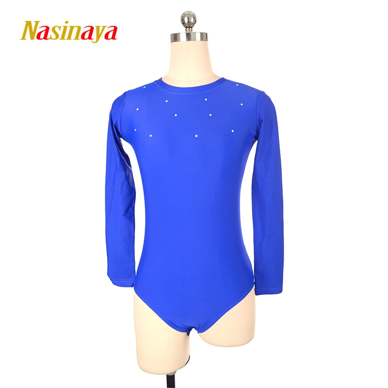 

21 Colors Customized Clothes Ice Skating Figure Skating Leotard Gymnastic Bodysuit Skater Adult Child Girl Jumpsuit Rhinestones