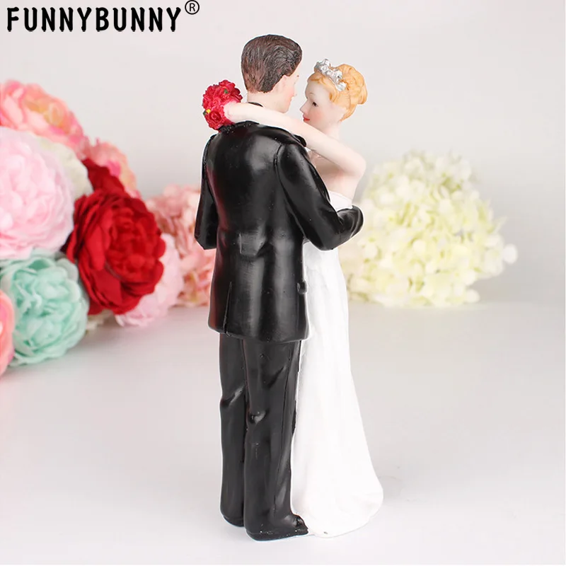 FUNNYBUNNY Жених и невеста декоративный Свадебный Торт Топперы торт Топпер фигурки