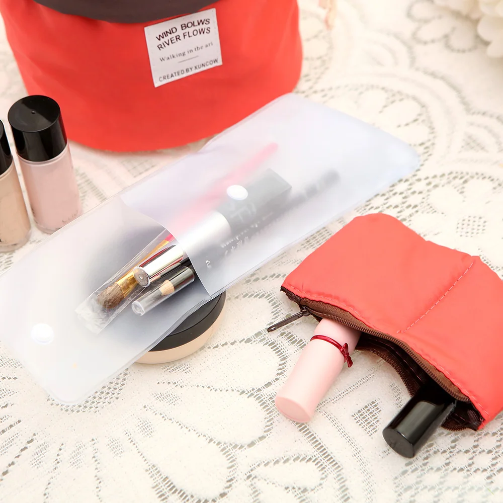 2018 جديد جمالك Necessarie الغرور الحقيبة Necessaire رحلة الجمال النساء السفر طقم أدوات تجميل المكياج حقيبة مستحضرات تجميل التجميل حقيبة # C