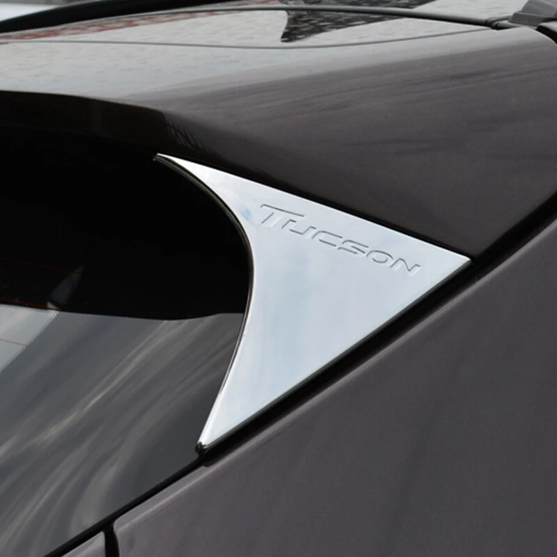 ABS Car Rear Spoiler Conner Rear Door cover Decorative Trims For Hyundai Tucson 2015 2016 2017 2018 Accessories