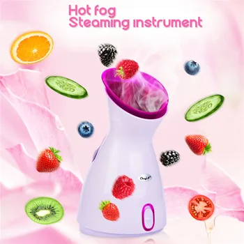 

Fruit Vegetable Face Steamer Hot Mist Sprayer Nano Ionic Spa Spraying Machine Face Moisturizing Skin Care Beauty Steaming Device