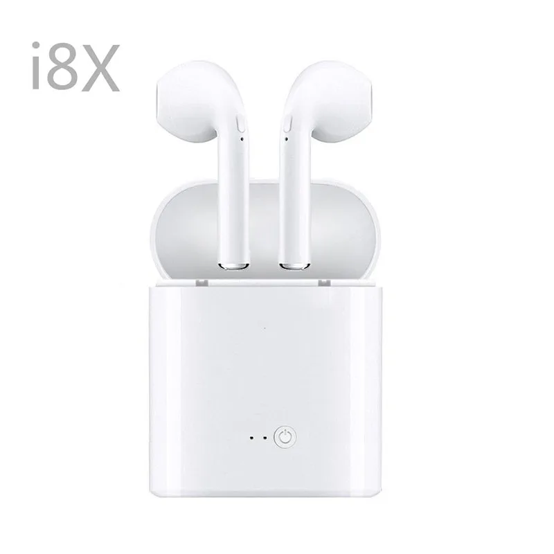 I8x Bluetooth Earphones Sport Headphones Wireless Earbuds In Ear Buds Earpiece Headsets for Android Mini Xiaomi Samsung Huawei |