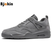 Bjakin осень зима спортивная обувь для мужчин Ретро стиль мужские кроссовки амортизация замша Спортивная обувь Кроссовки chaussure homme